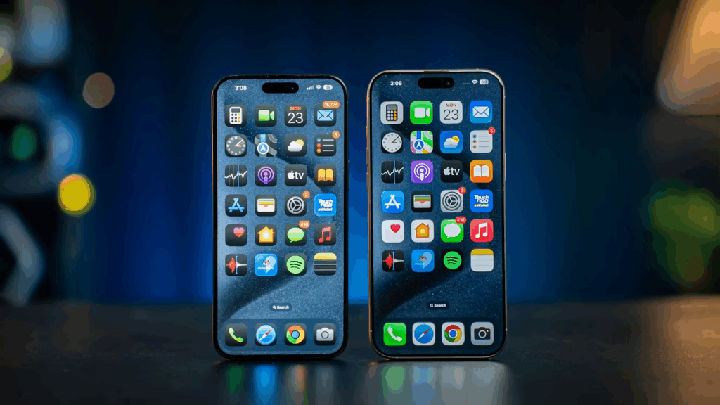 Side by side smartphones showing home screens with multiple apps, symbolizing hidden smartphone features